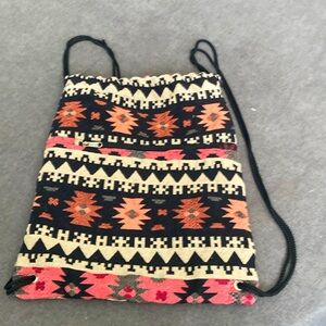 Quality Native Tribal print backpack purse boho chic